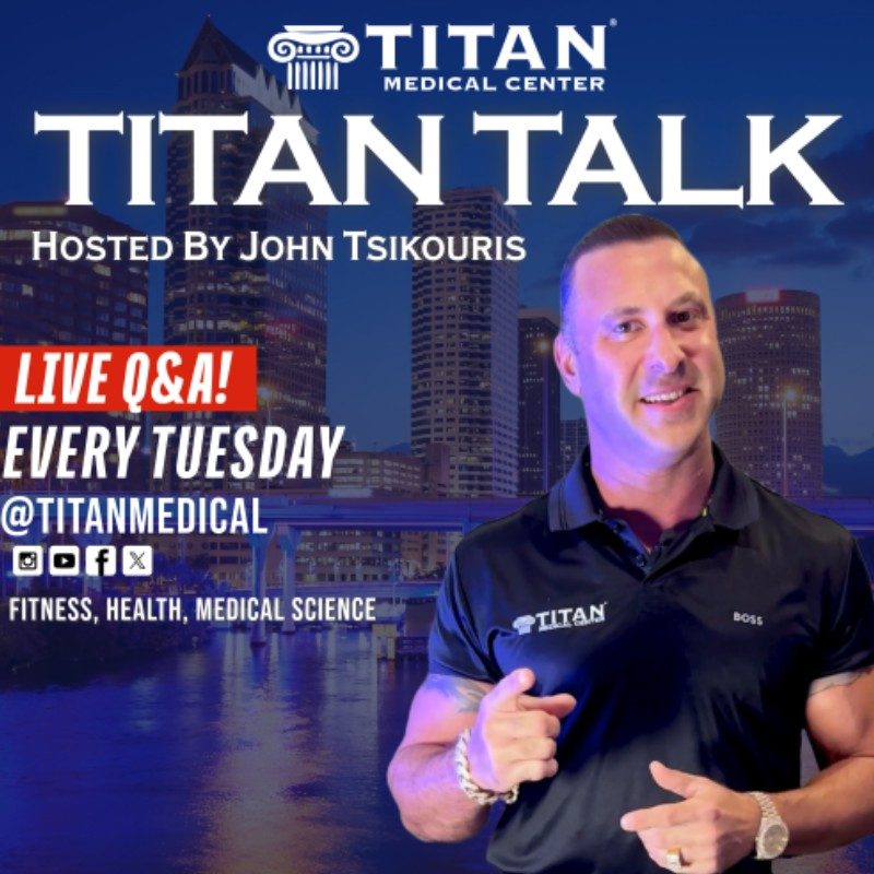 Titans Talk podcast promotional graphic